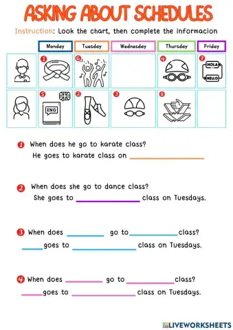 Asking about Schedule