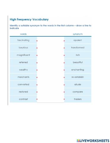 EmSat High Frequency Vocabulary