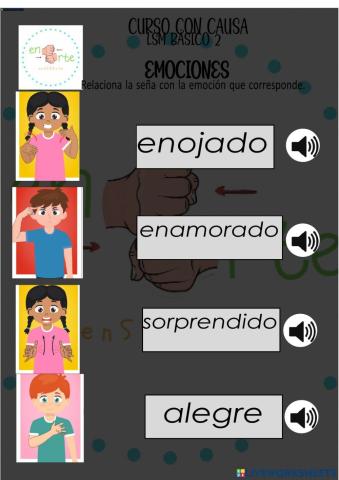 Emociones señas