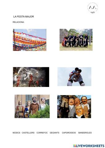 Vocabulari bàsic festa Major