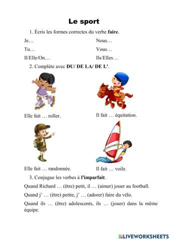Le sport (grammaire)