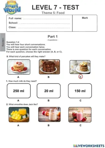 Test-Theme 5-Listening