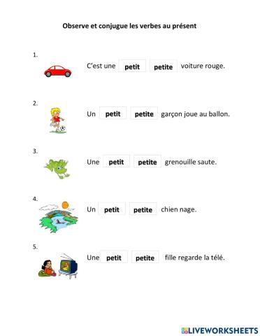 Le féminin de l'adjectif