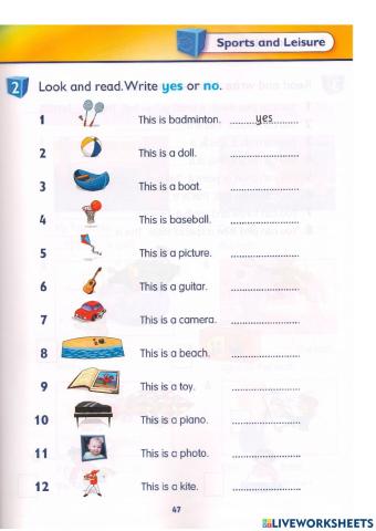 Idict 1 - Unit 8 - Lesson 8: worksheets