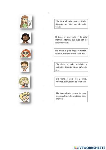 Descripciones físicas