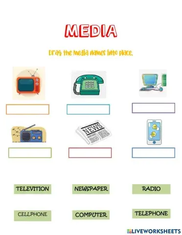 Medios de comunicación en inglés
