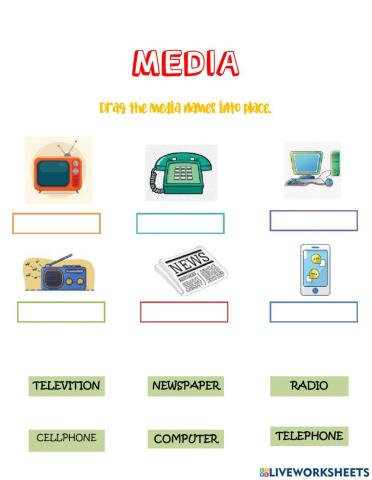 Medios de comunicación en inglés