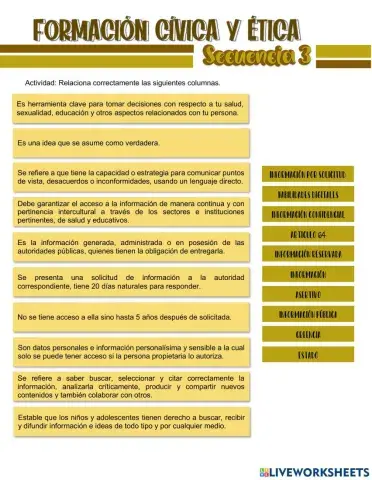 La información permite actuar