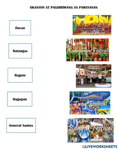 Okasyon at pagdiriwang sa pamayanan