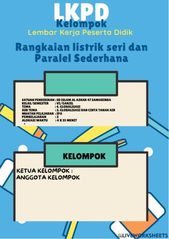 LKPD Kelompok Rangkaian Listrik Paralel