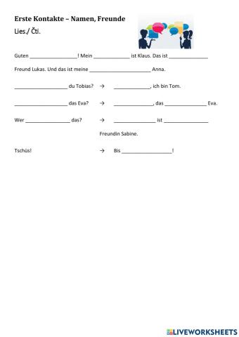 Erste Kontakte