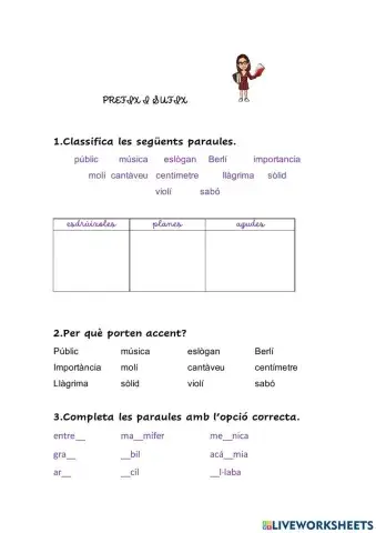 Accentuació de paraules