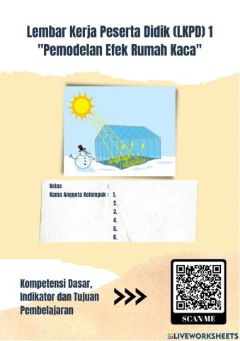LKPD 1 - Pemodelan Efek Rumah Kaca
