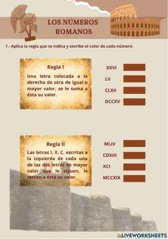 Los números romanos