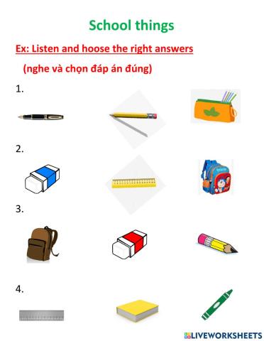 School things listen