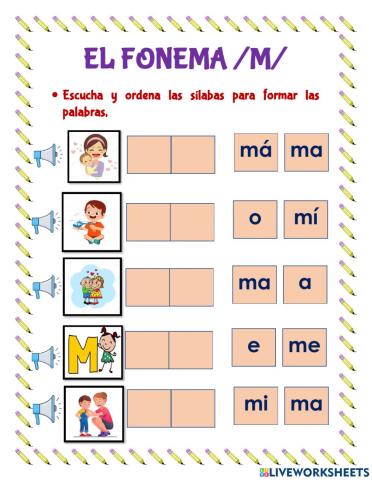 El fonema -m-