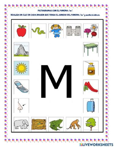 Pictograma del fonema -m-