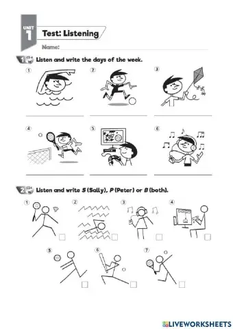 Quick Minds 3. Unit 1. Test