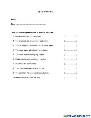 Labeling Passive Voice