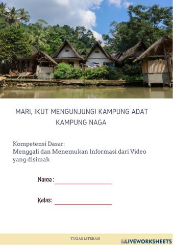 Lembar Kerja Kampung Naga