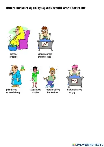 Hvilket ord skiller sig ud? - Qanoq ippa?