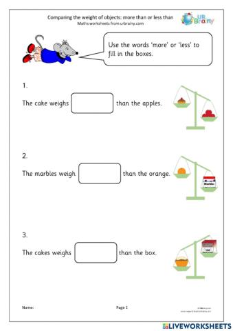 Measuring weight