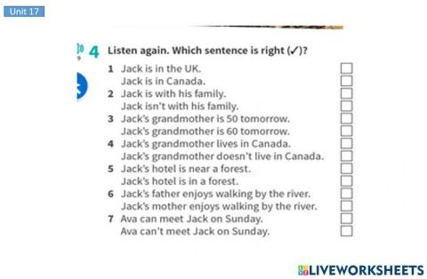 Prepare 1 wb unit 17