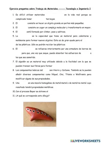 Ejercicio Trabajo de Materiales- TIPO 2