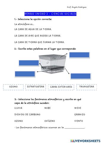 El tiempo y el clima