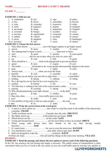 English 7 global unit 7 review 2