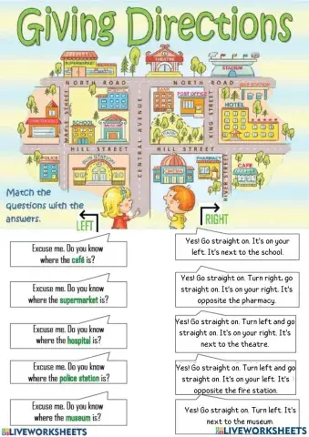 Giving and asking directions