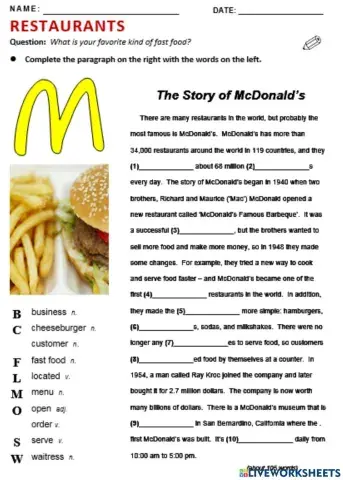 The story of Mcdonald's