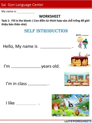 Self Introduction