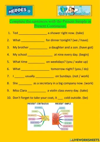 H6U1 present simple vs present continuous