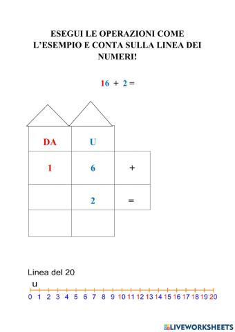 Esegui le operazioni nelle casette