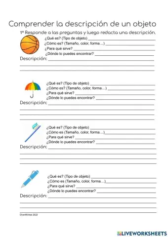 Comprender la descripción de una imagen