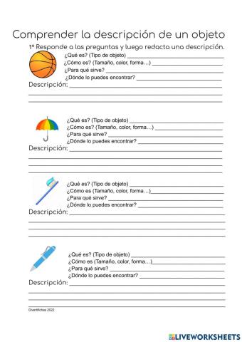 Comprender la descripción de una imagen