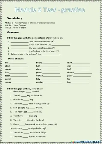 RO1 Module 2 Test practice