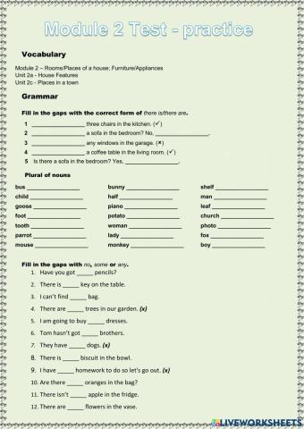 RO1 Module 2 Test practice