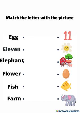 Letters E and F