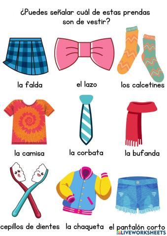 Prendas de Vestir