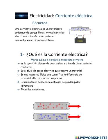 Corriente Electrica
