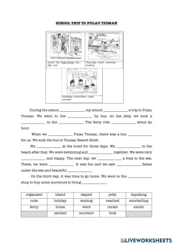 School Trip to Pulau Tioman