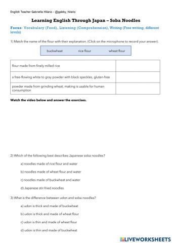 Learning English Through Japan – Soba Noodles