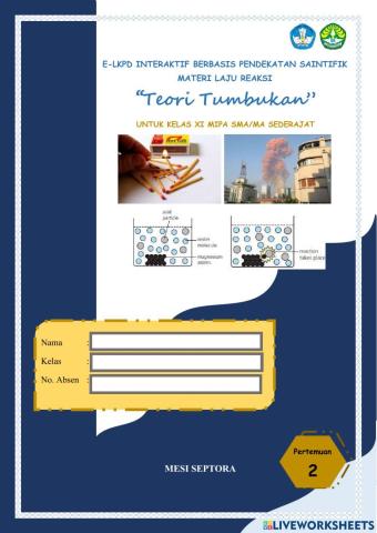 Pertemuan 2 Laju Reaksi