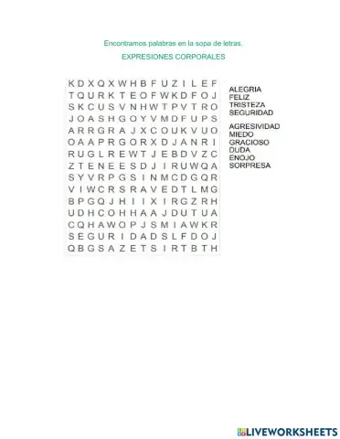 Expresiones corporales