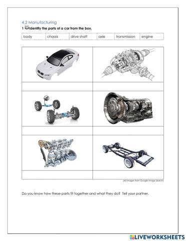 Revision of Technical English 2 Unit 4.2 Manufacuring