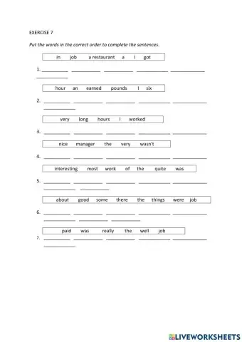 IE0, Unit 7, Language Skills, Exercise 7