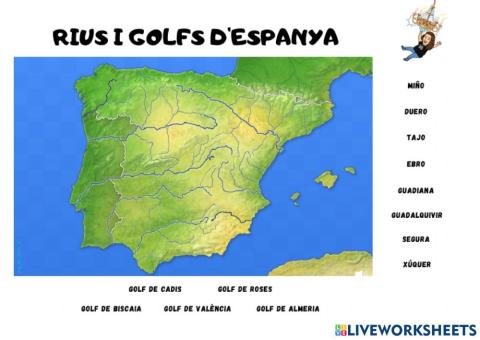 Golfs i rius d'Espanya