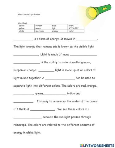 White Light Energy Review